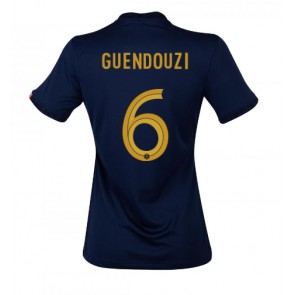 Frankrike Matteo Guendouzi #6 Hemmatröja Dam VM 2022 Kortärmad
